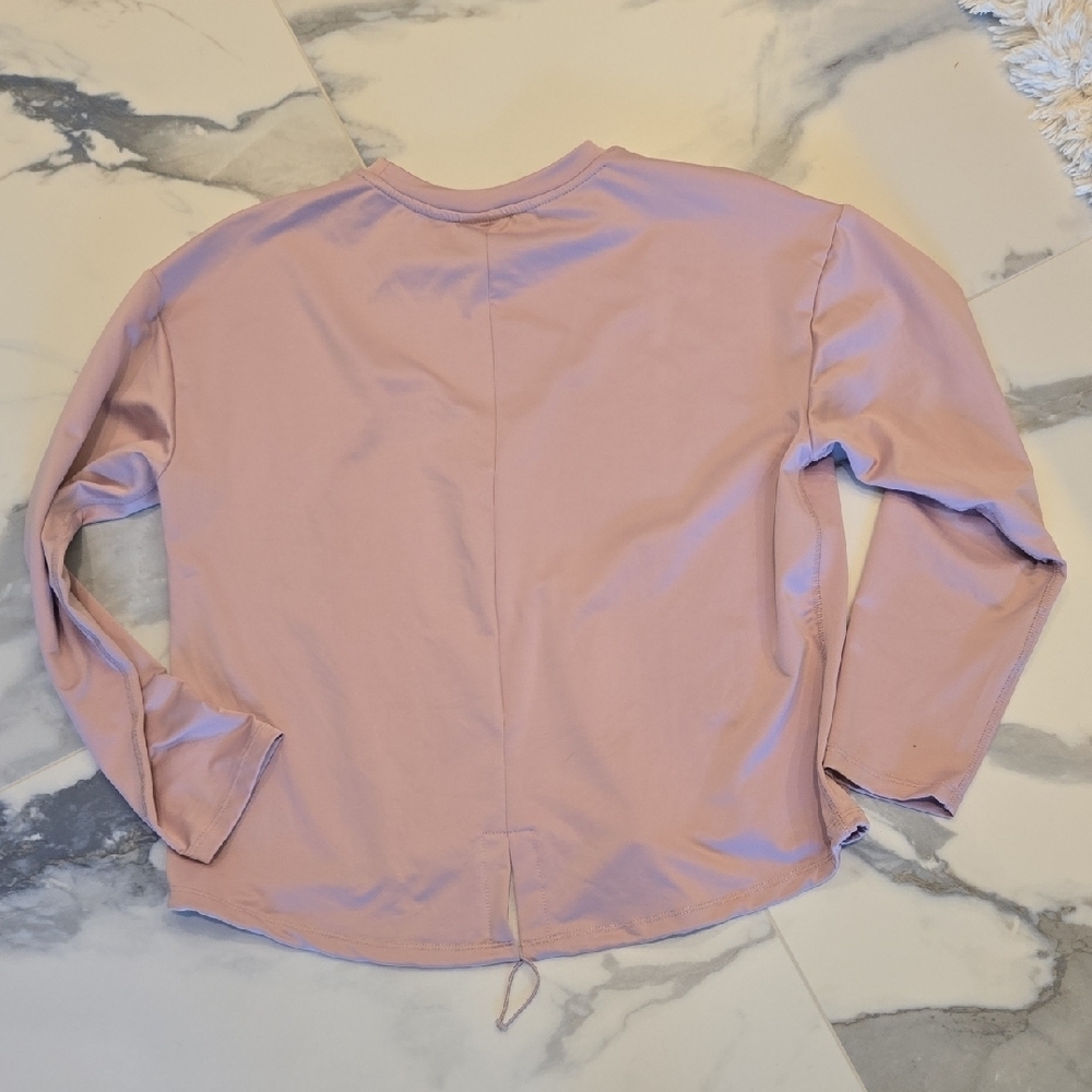 Spyder Activewear Dusty Rose Top, Size L, Reflective Details, VGUC - Picture 5 of 8